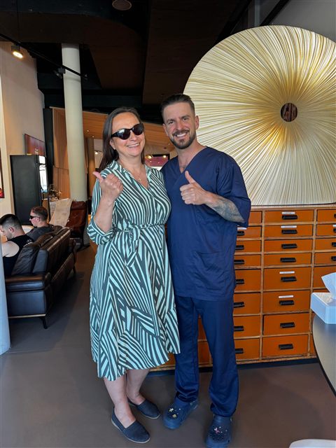 A real moment after treatment at My Laser Vision