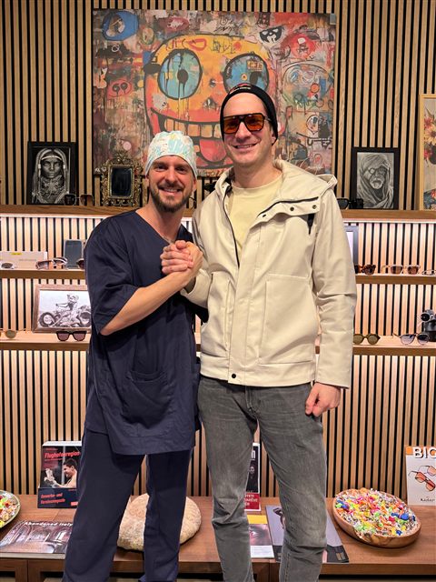 A real moment after treatment at My Laser Vision