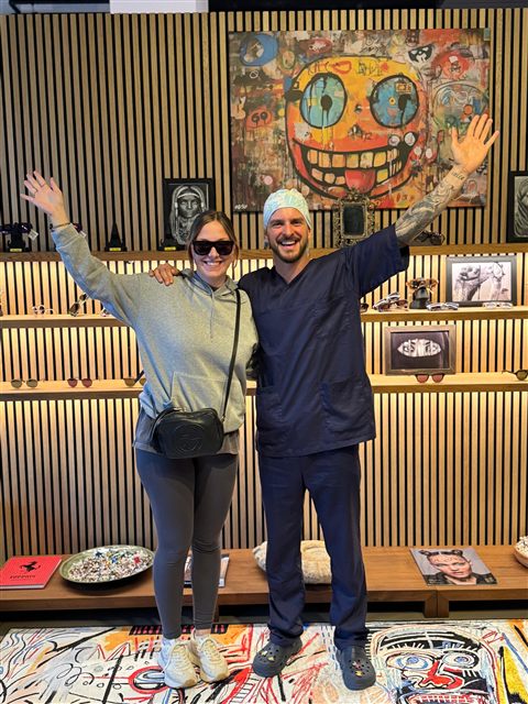 A real moment after treatment at My Laser Vision