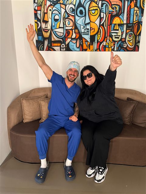 A real moment after treatment at My Laser Vision